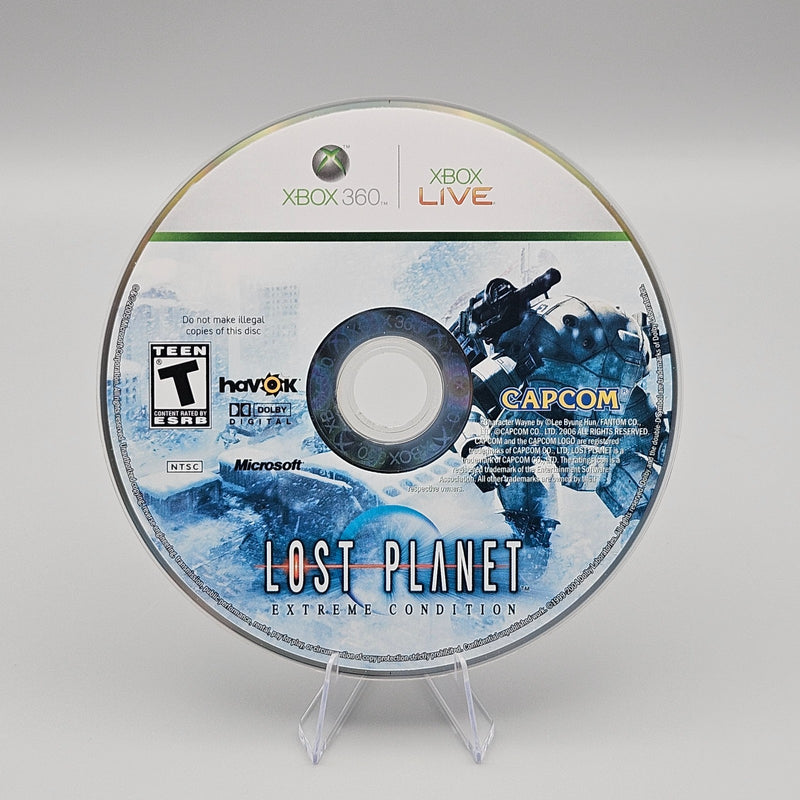 Lost Planet Extreme Condition Xbox 360 Disc Only Refurbished Excellent