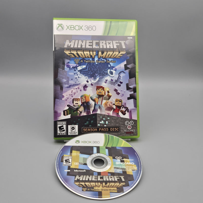 Minecraft Story Mode Season Pass Disc Xbox 360 Refurbished Excellent