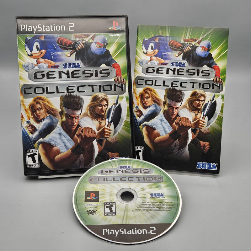 Sega Genesis Collection PlayStation 2 PS2 CIB Tested Refurbished Excellent