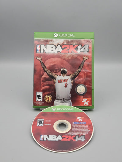 NBA 2K14 Xbox One Basketball Video Game Complete Case Disc Tested LeBron James