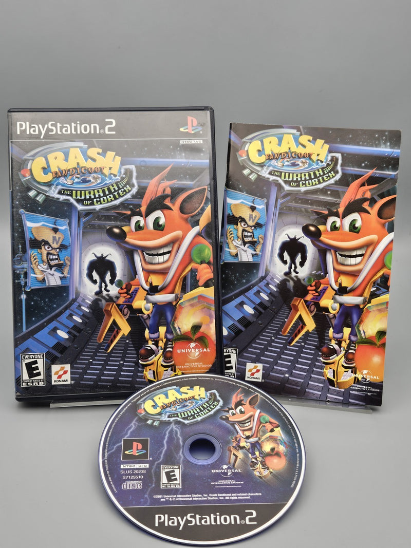 Crash Bandicoot The Wrath of Cortex PS2 PlayStation 2 CIB Tested Refurbished