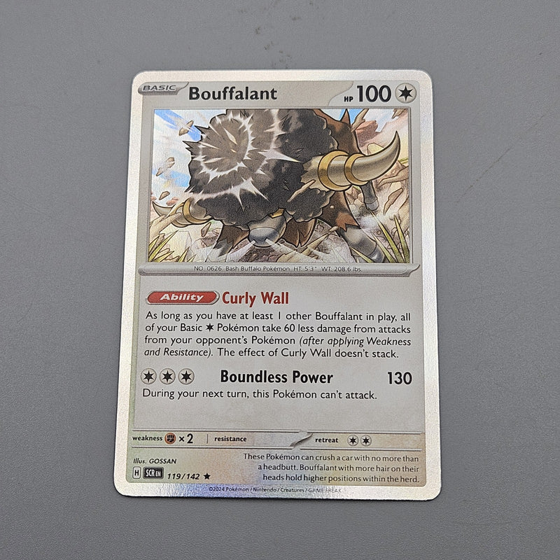 Bouffalant Holo SV07 Scarlet & Violet Stellar Crown 119/142 NM