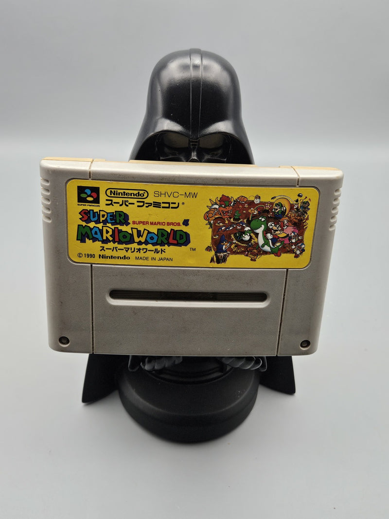 Vintage Super Mario World Nintendo Super Famicom Game Cartridge Japan 1990 Teste