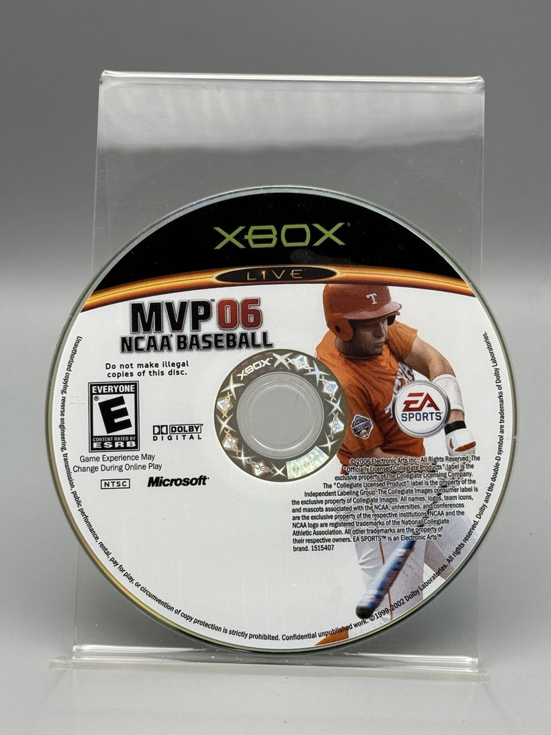 MVP 06 NCAA Baseball - XBox Disc Only Microsoft Tested EA