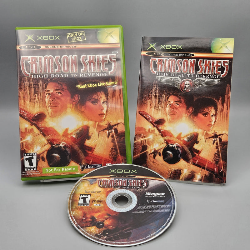 Crimson Skies High Road To Revenge Xbox Complete Refurbished Excellent
