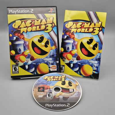 Pac-Man World 3 PS2 PlayStation 2 Complete CIB Tested Refurbished Excellent
