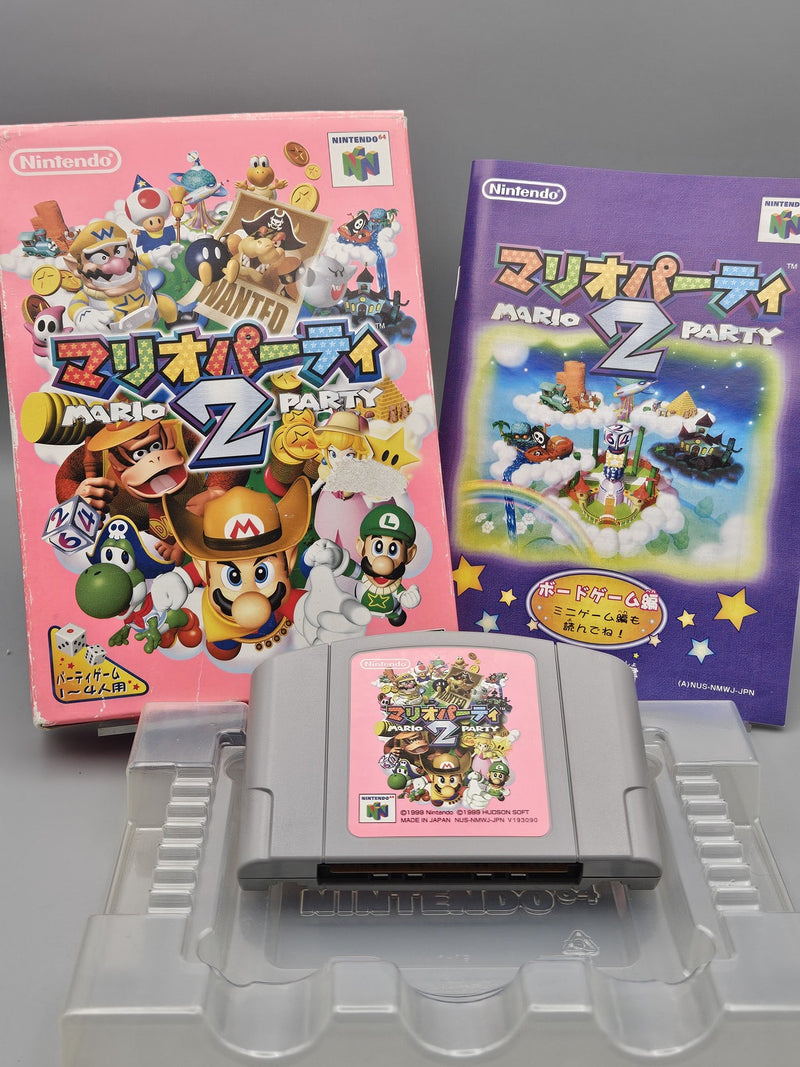 Mario Party 2 N64 Nintendo 64 CIB Japanese Version