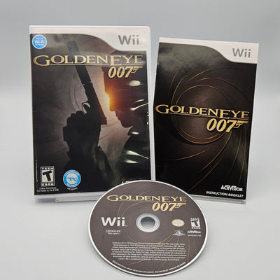 James Bond 007 GoldenEye Nintendo Wii Complete CIB Refurbished Excellent