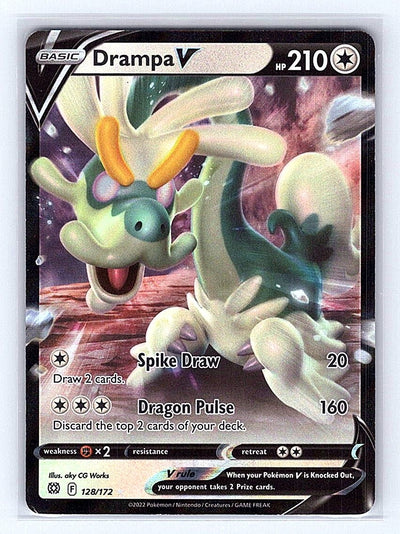 Pokemon TCG SWSH09: Brilliant Stars #128/172 Drampa V NM