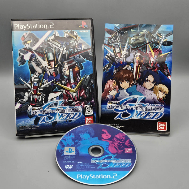 SD Gundam G Generation Seed Playstation 2 PS2 Japanese Excellent US Seller