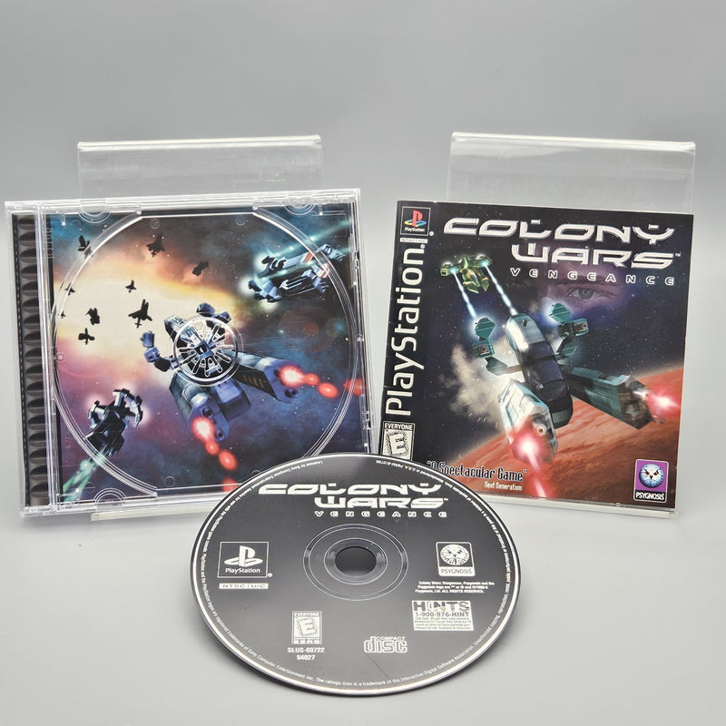 Colony Wars Vengeance PlayStation PS1 CIB Complete Refurbished Excellent