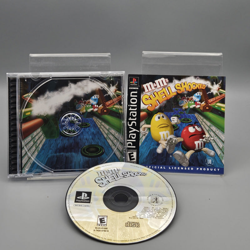 M&M's: Shell Shocked PlayStation PS1 Complete Refurbished Excellent