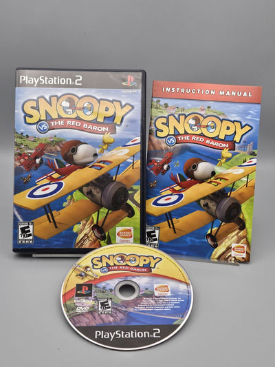 Snoopy Vs. The Red Baron PS2 PlayStation 2 CIB Tested Refurbished Excellent