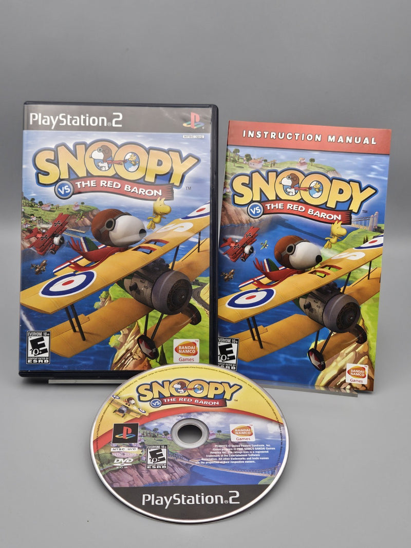 Snoopy Vs. The Red Baron PS2 PlayStation 2 CIB Tested Refurbished Excellent