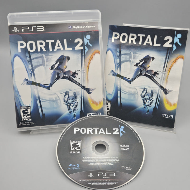 Portal 2 PS3 PlayStation 3 Complete Refurbished Very Good
