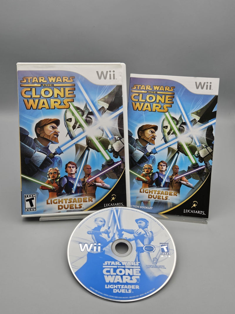 Star Wars The Clone Wars: Lightsaber Duels Nintendo Wii CIB Refurbished