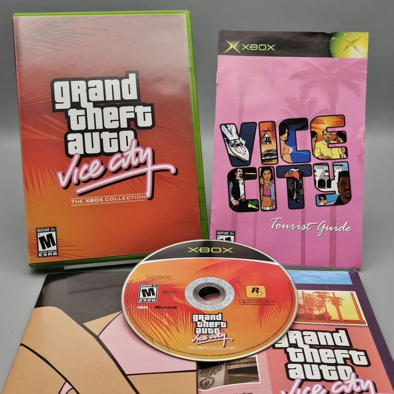 Grand Theft Auto Vice City Xbox Complete + Map Refurbished Excellent