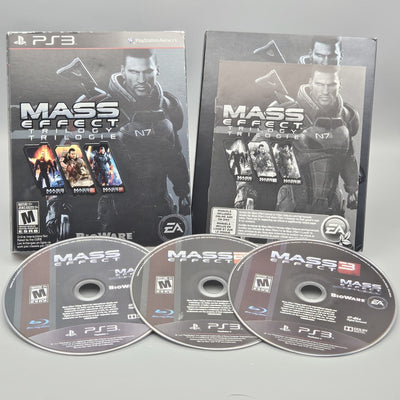 Mass Effect Trilogy PS3 PlayStation 3 Complete Refurbished Excellent