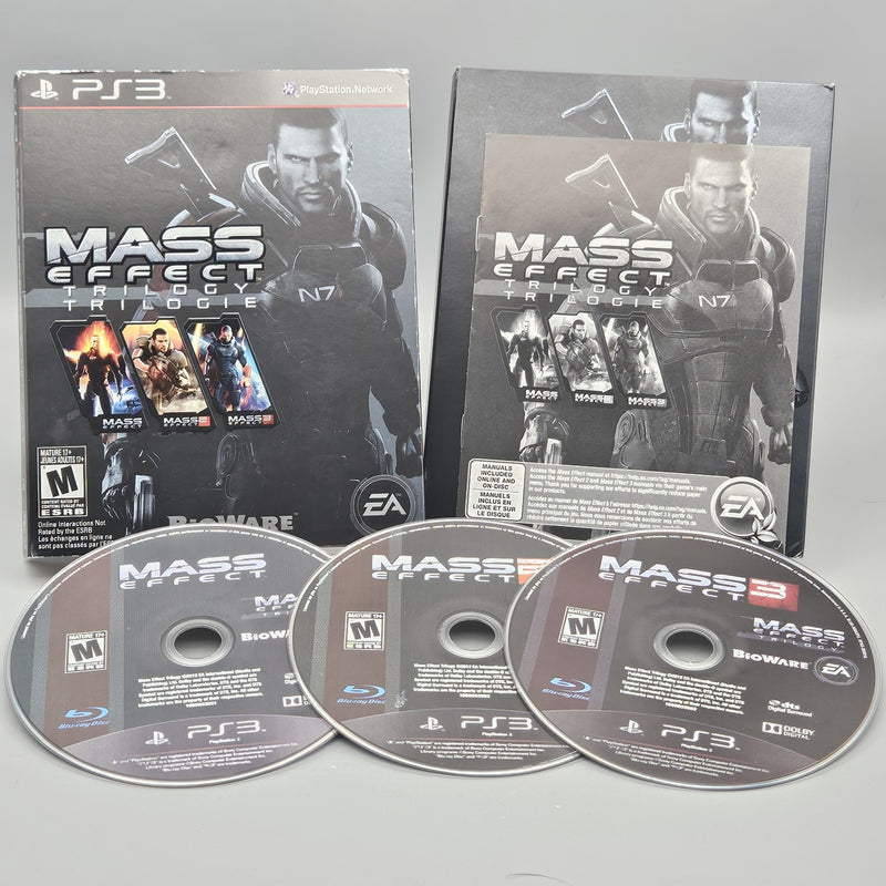 Mass Effect Trilogy PS3 PlayStation 3 Complete Refurbished Excellent