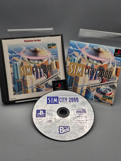 SimCity 2000 Playstation PS1 CIB Japan Import US Seller