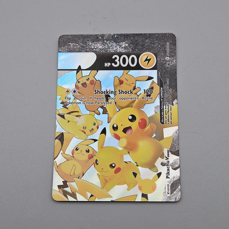 Pikachu V-Union SWSH140 Black Star Promo Holo Pokemon Sword & Shield 2021 LP