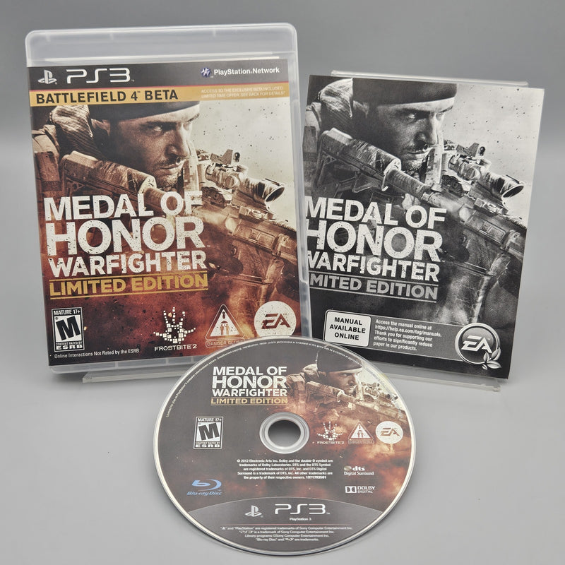 Medal of Honor Warfighter Limited Edition PS3 PlayStation 3 Complete Excellent