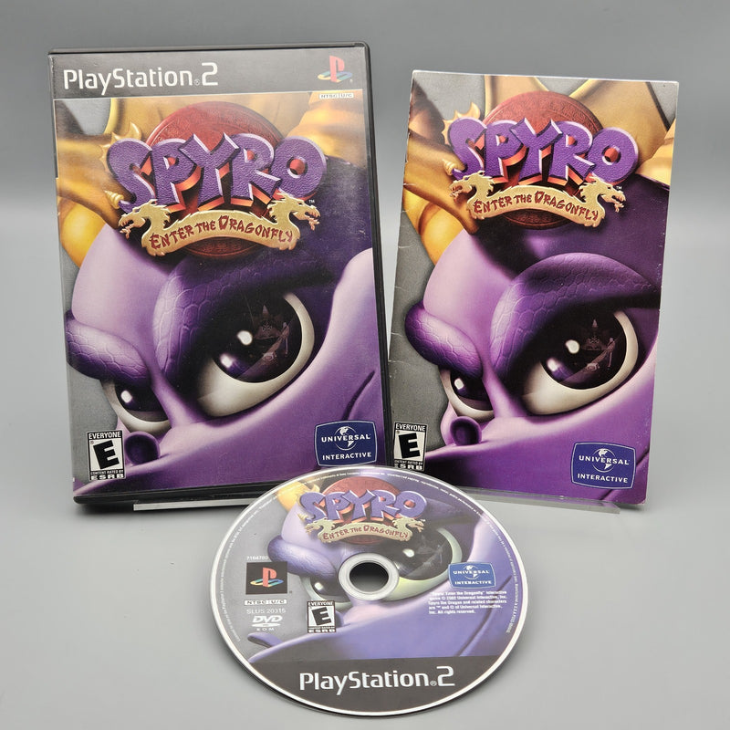 Spyro Enter the Dragonfly PS2 PlayStation 2 CIB Tested Refurbished Excellent