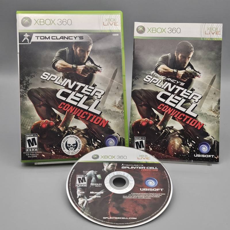 Tom Clancy's Splinter Cell Conviction Xbox 360 Complete Refurbished Excellent