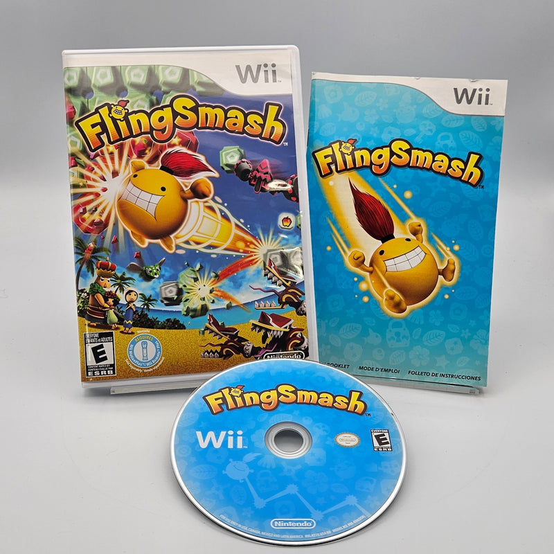 FlingSmash Nintendo Wii Complete CIB Refurbished Excellent
