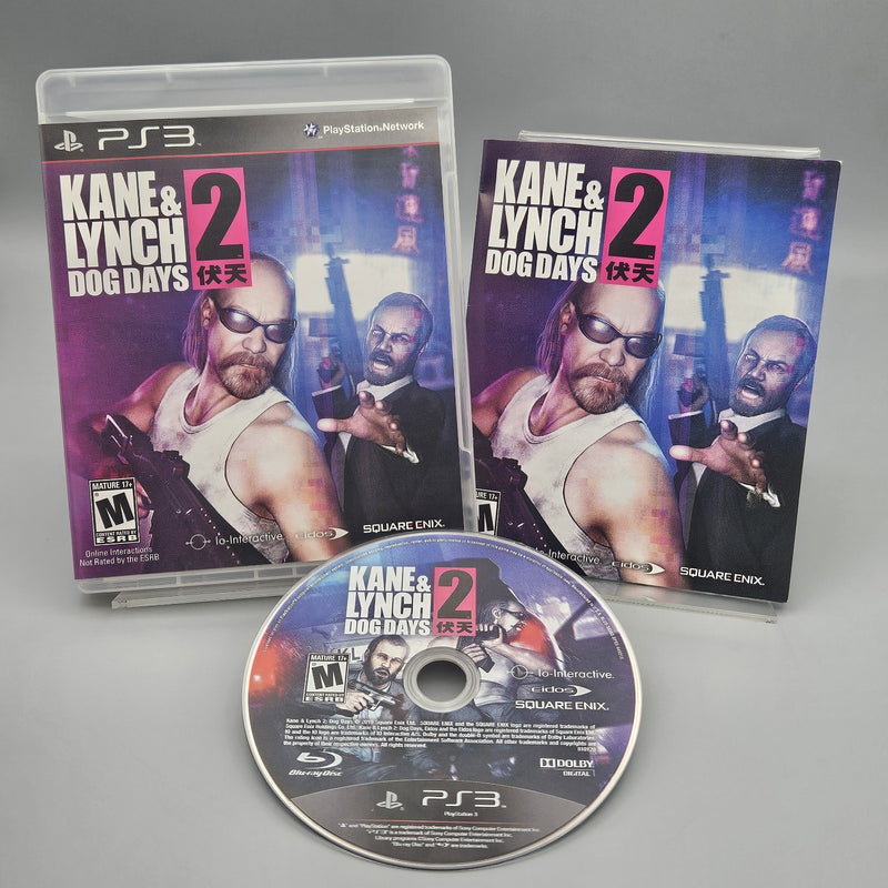 Kane & Lynch 2 Dog Days PlayStation 3 PS3 Complete Refurbished Excellent