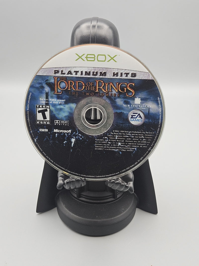 Lord of the Rings Two Towers Xbox Platinum Hits Video Game Disc Only Tested EA