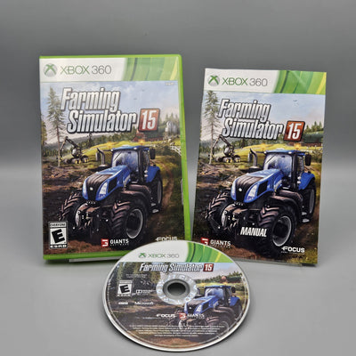 Farming Simulator 15 Xbox 360 Complete Refurbished Excellent