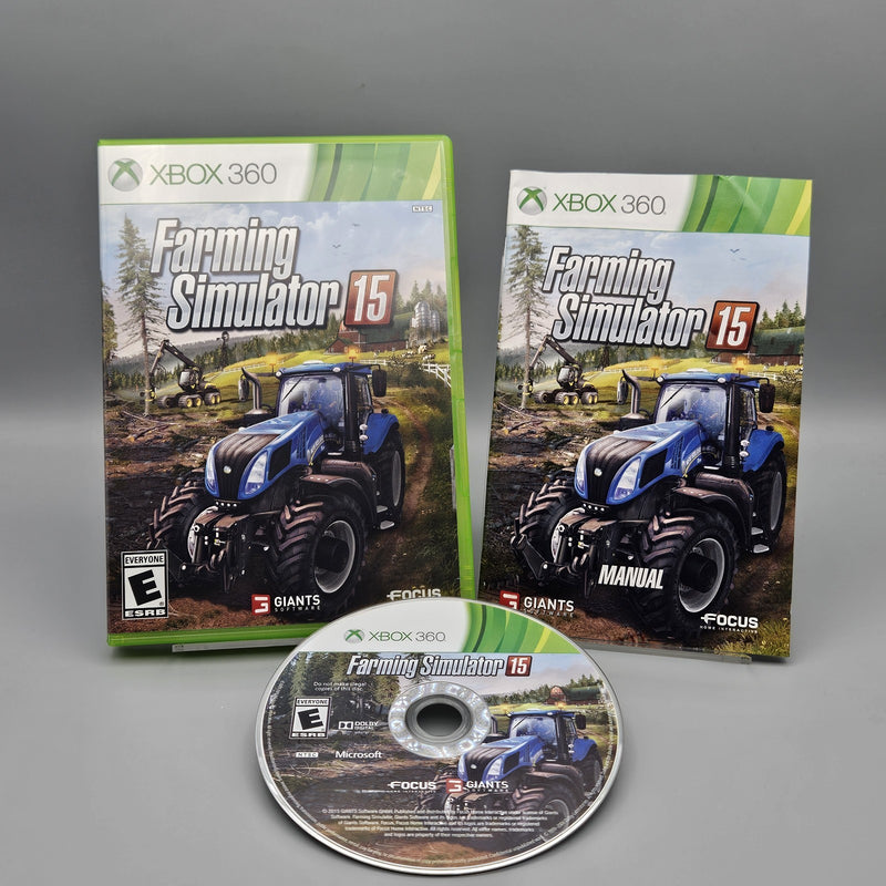 Farming Simulator 15 Xbox 360 Complete Refurbished Excellent