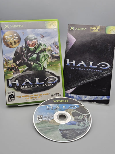 Halo Combat Evolved Xbox Complete CIB Tested Refurbished Excellent