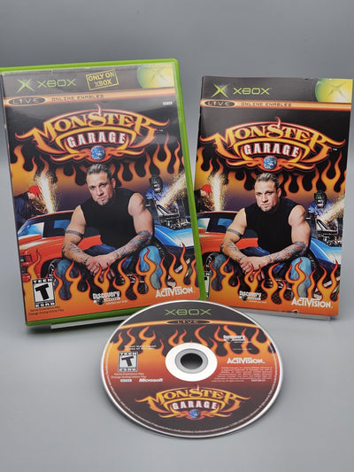 Monster Garage Xbox Complete CIB Tested Refurbished Excellent