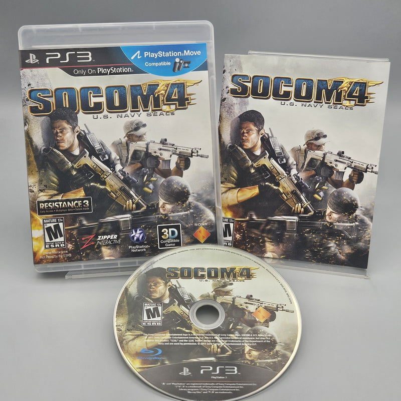 SOCOM 4 US Navy Seals PS3 PlayStation 3 Complete Refurbished Excellent