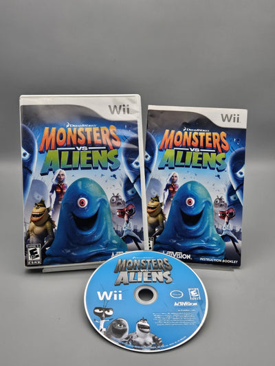 Monsters VS Aliens Wii CIB Tested Refurbished Very Good