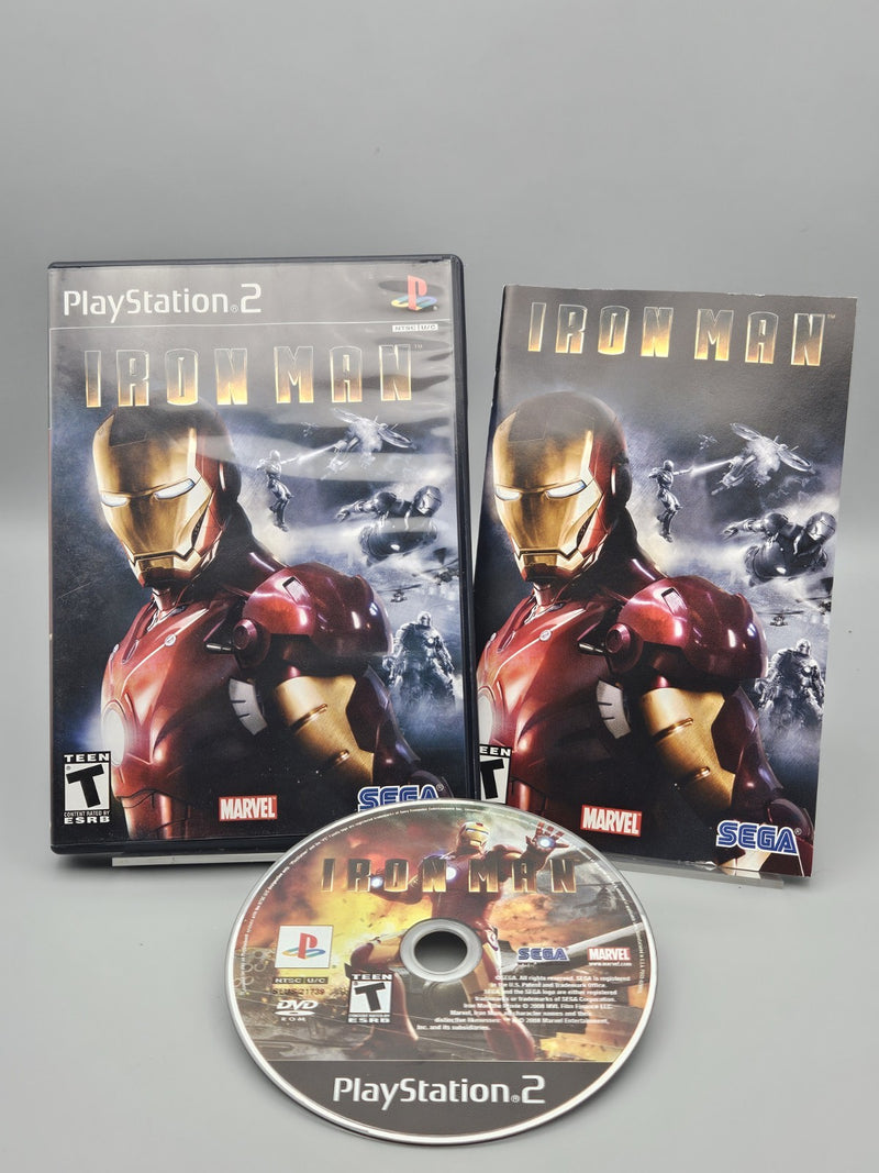 Iron Man PS2 PlayStation 2 CIB Black Label Tested Refurbished Excellent