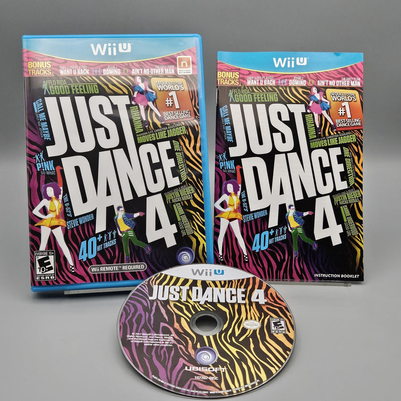 Just Dance 4 Nintendo Wii U Complete Refurbished Excellent