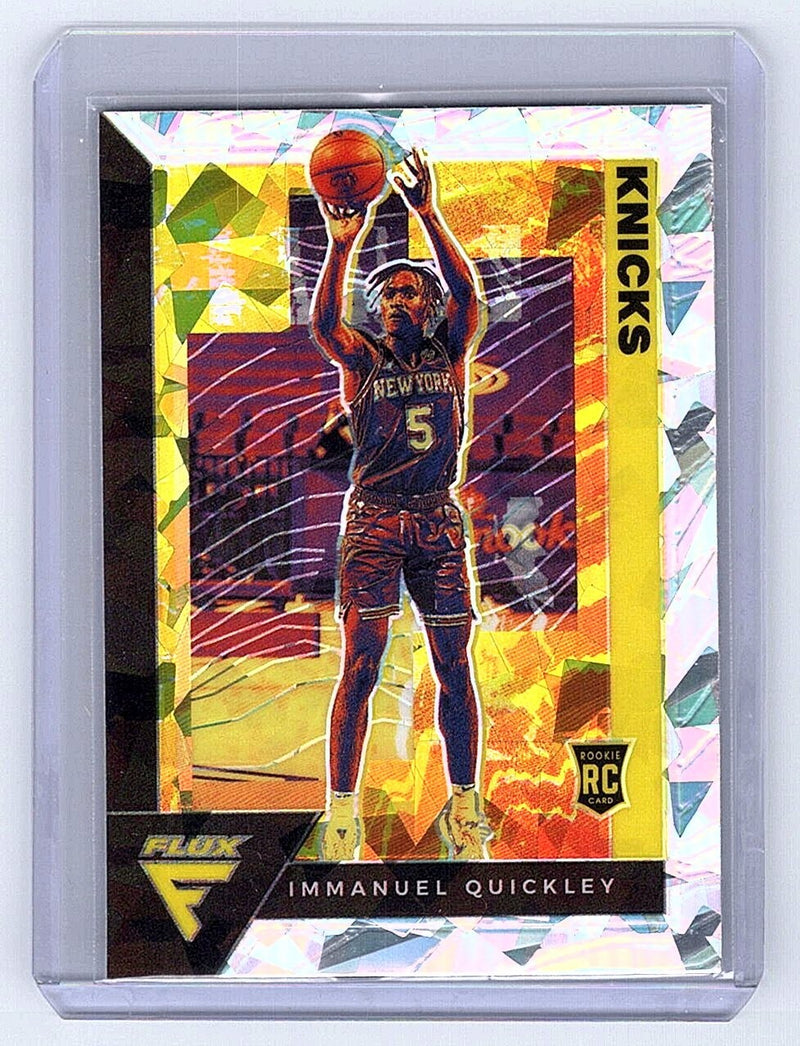 2020-21 Panini Flux Cracked Ice Immanuel Quickley #205