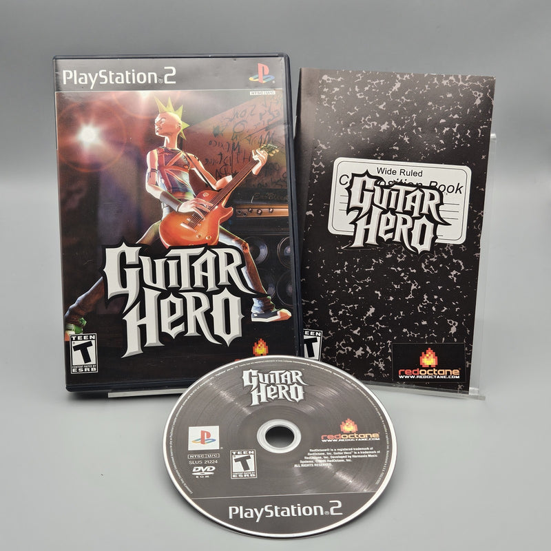 Guitar Hero PlayStation 2 PS2 Complete CIB Refurbished Excellent