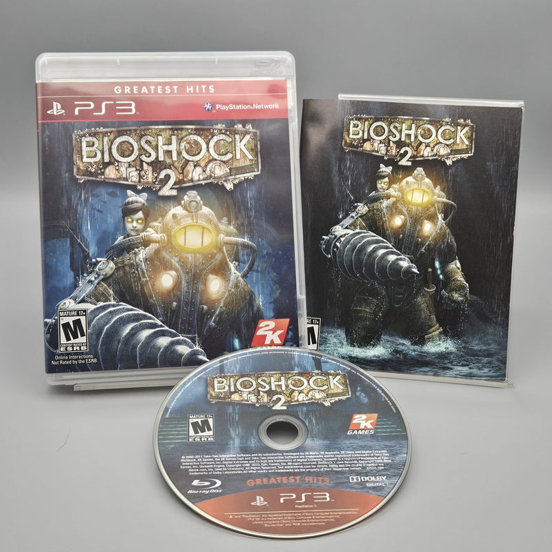 BioShock 2 Greatest Hits PlayStation 3 PS3 Complete Refurbished Excellent
