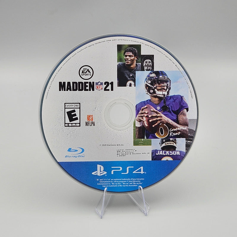 Madden NFL 21 PS4 PlayStation 4 Disc Only Refurbished Excellent