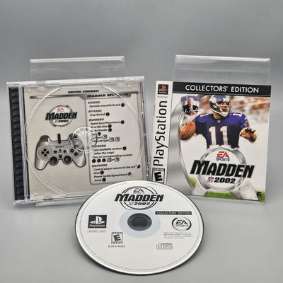 Madden NFL 2002 Collector Edition PlayStation PS1 Complete Refurbished Excellent