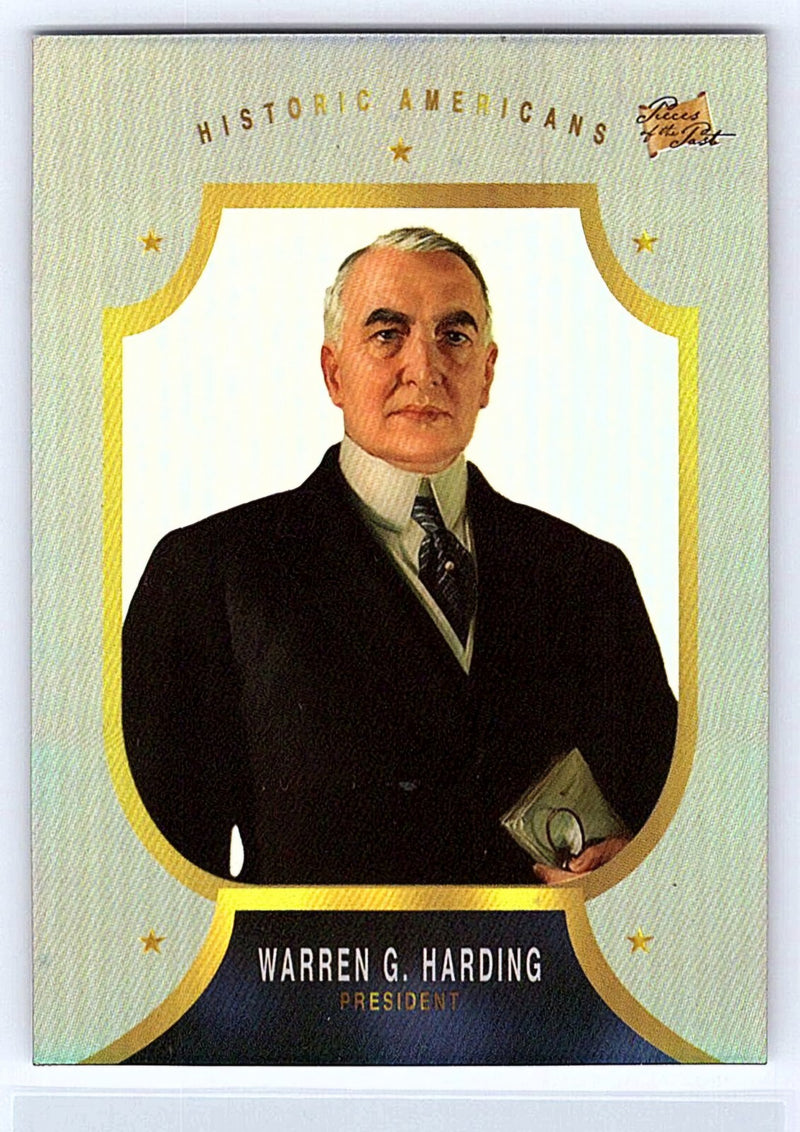 Warren G. Harding Trading Card President - 2023 Pieces of the Past #28