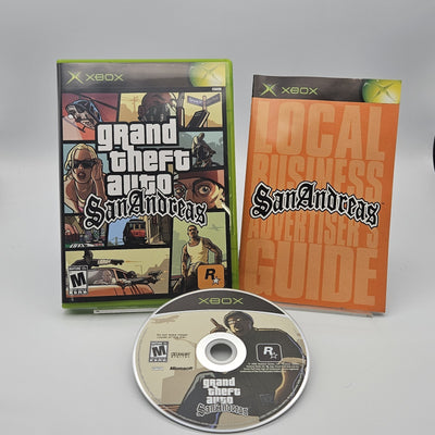 Grand Theft Auto: San Andreas Original Xbox CIB Refurbished Excellent