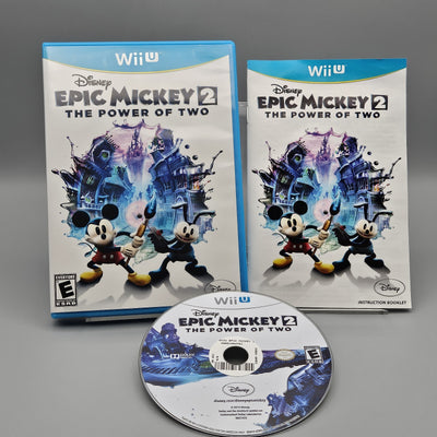 Epic Mickey 2 The Power of Two Nintendo Wii U Complete Refurbished Excellent
