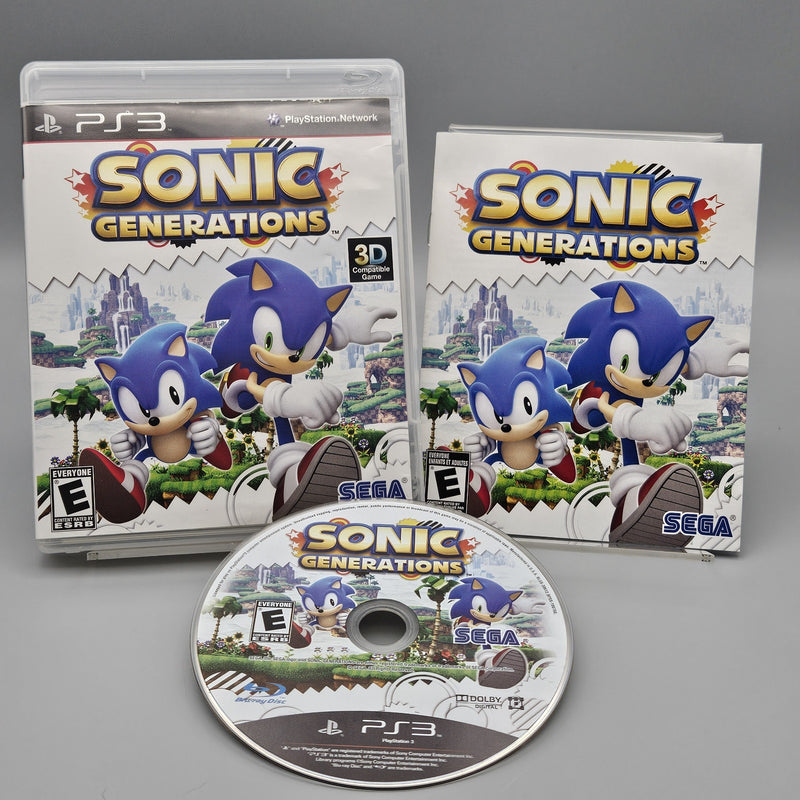Sonic Generations PS3 PlayStation 3 Complete Refurbished Excellent