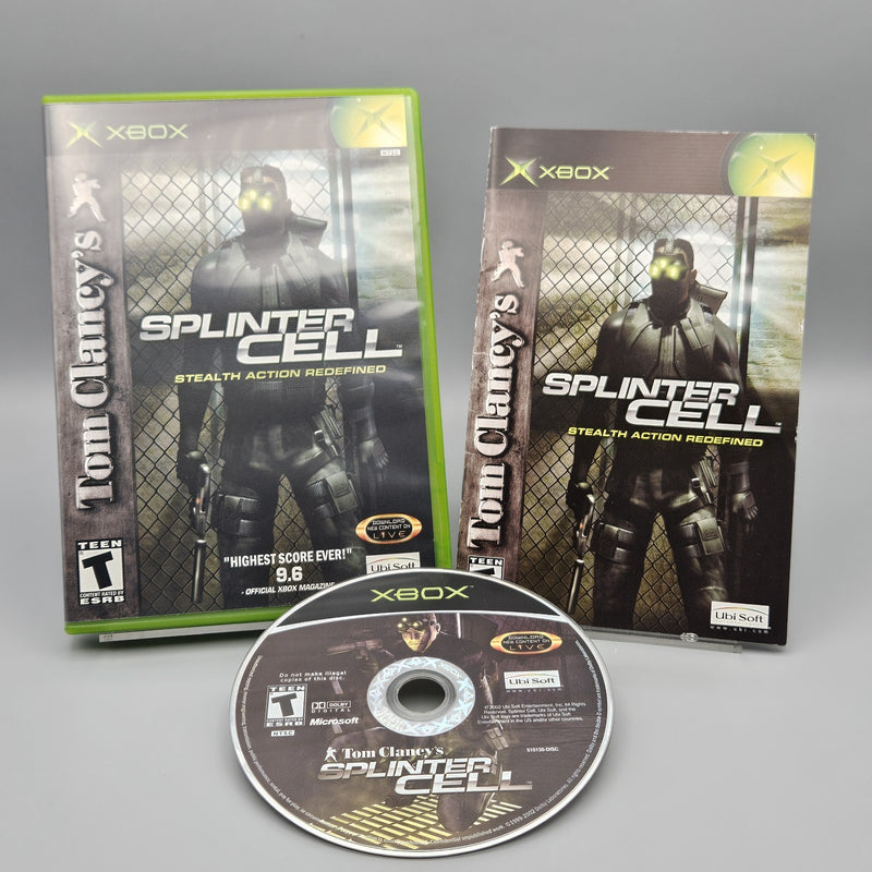 Tom Clancy's Splinter Cell Xbox Complete CIB Refurbished Excellent