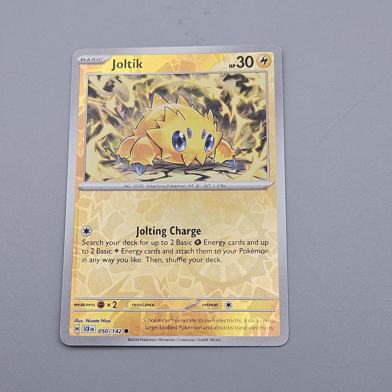 Joltik 050/142 Reverse Holo Common SV07 Scarlet & Violet Stellar Crown NM